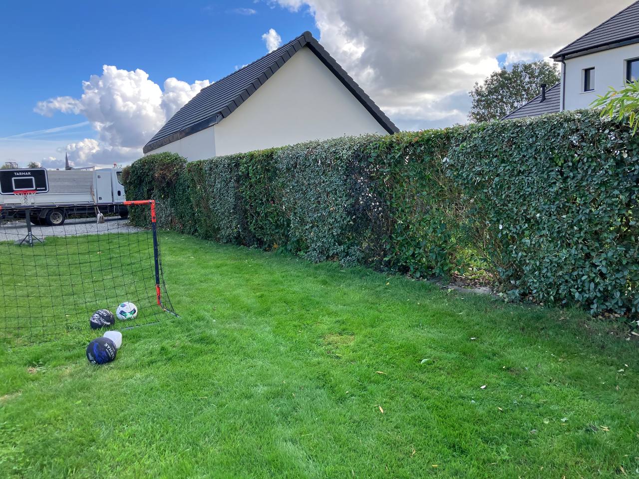 Haie sur le chantier d’Isneauville — vue 2